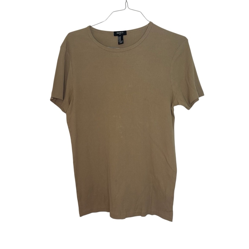 Forever 21 Men's Short Sleeve Tan Tee